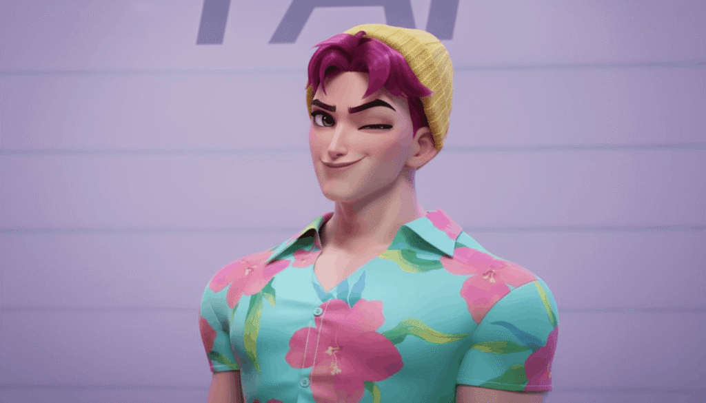 3D young male character