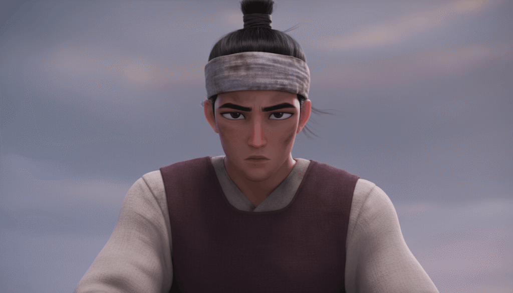 A man wearing a headband