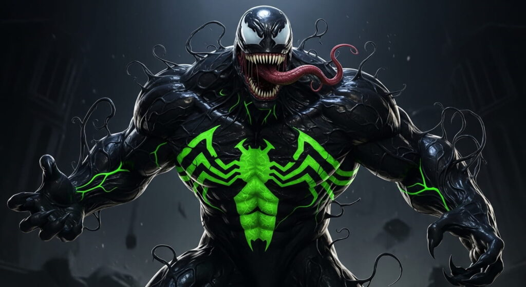 A powerful venom-inspired symbiote villain