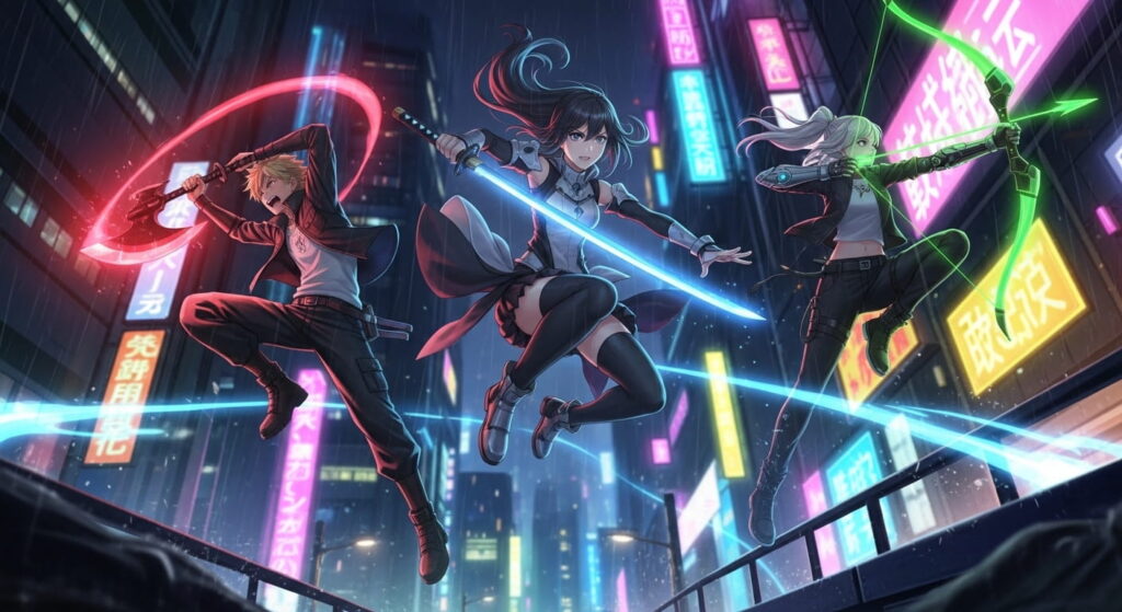 Anime-inspired artwork featuring Akira Kurosawa