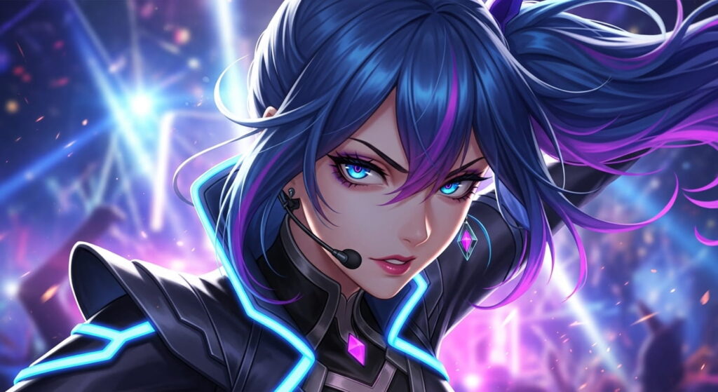 Female character from Mobile Legends Runeterra