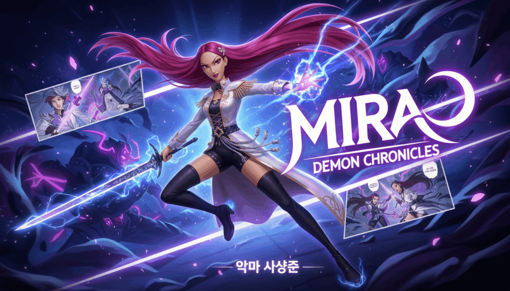 Mira Kpop demon hunter anime wallpaper, fantasy kpop aesthetic