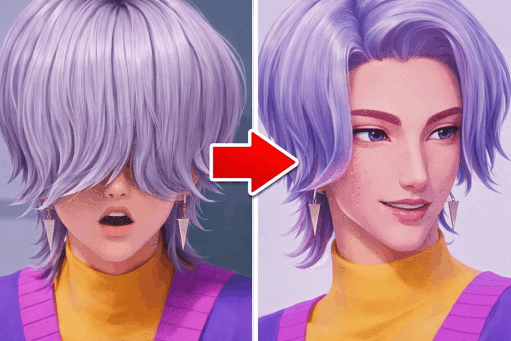 Mystery Saja, 3D anime style