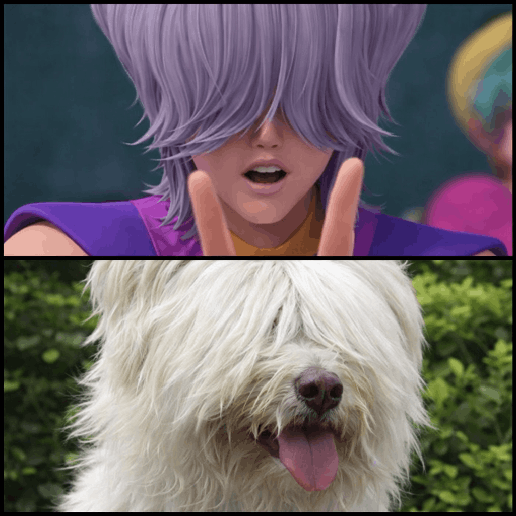 Mystery Saja and dog look alike