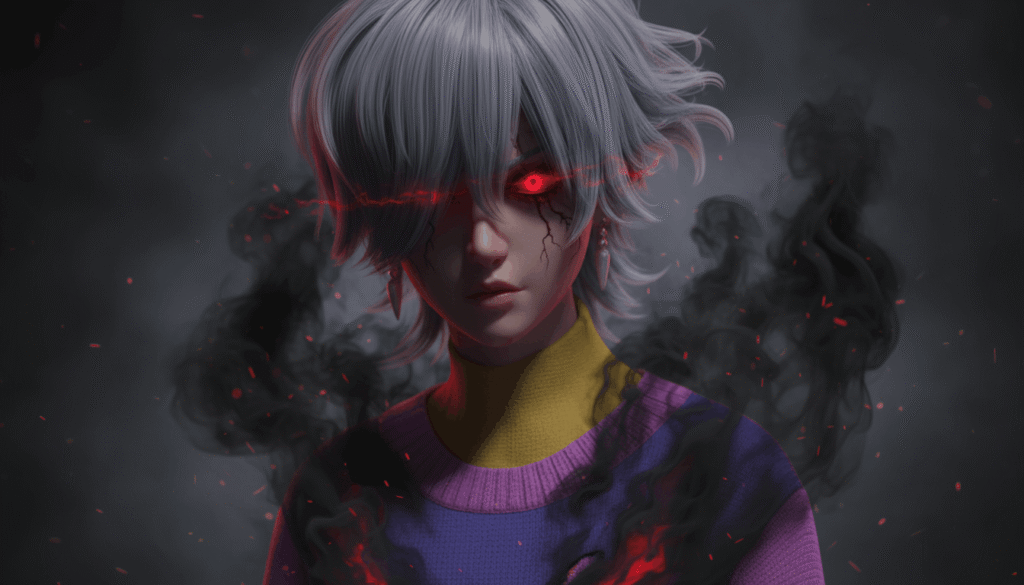 Mystery Saja demon transformation