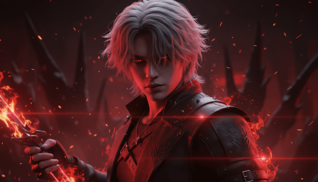 Mystery Saja male K-pop demon hunter