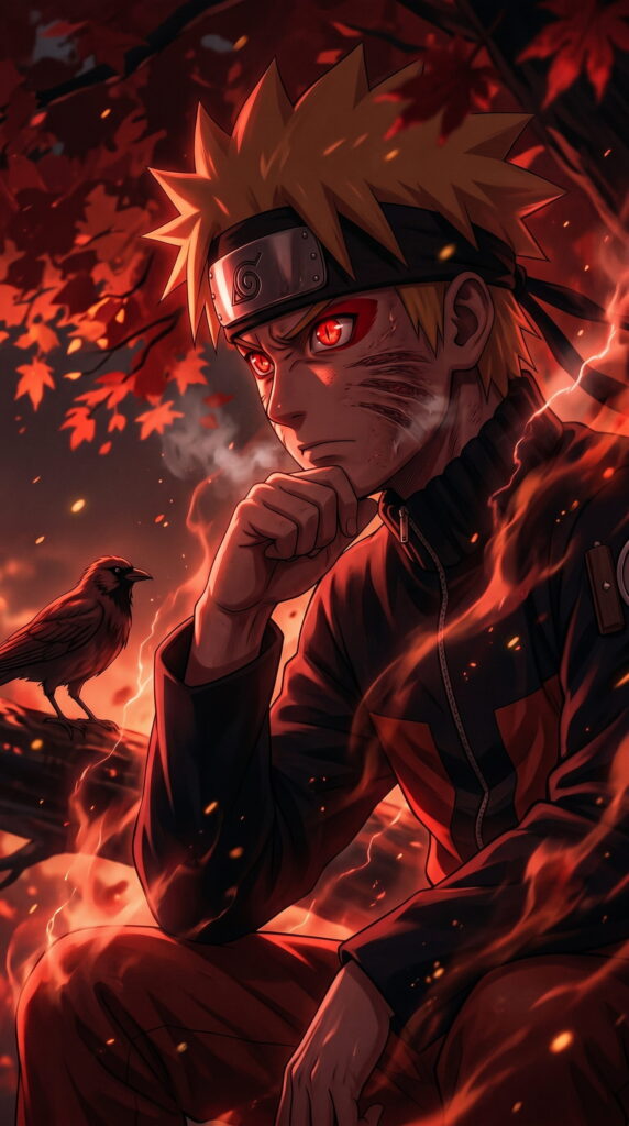 HD wallpaper featuring Naruto, showcasing vibrant colors