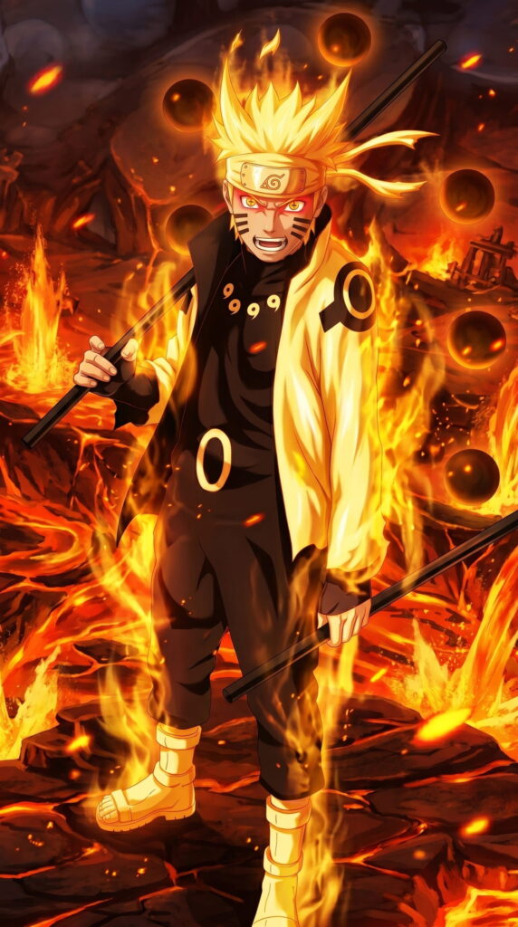 High-definition wallpaper featuring Naruto Uzumaki